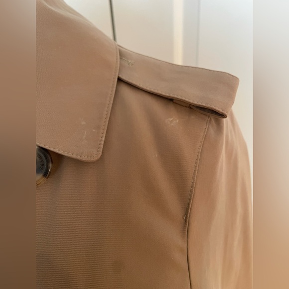 Brooks Brothers Water Repellent Trench Coat With Zip-Out Lining Size 6 - Picture 3 of 16